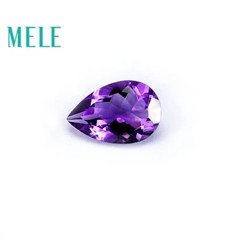 Brazil natural water drop amethyst,Top quality 8X12mm 2.63ct pear cut gemstone for jewelry making,DIY loose stone 
Brazil natural water drop amethyst,Top quality 8X12mm 2.63ct pear cut gemstone for jewelry making,DIY loose stone