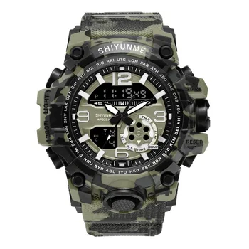 Men's Sports Watches G style Camouflage Military Waterproof Sports Watch LED Digital Watch Quartz Clock Relogio Masculino
Men's Sports Watches G style Camouflage Military Waterproof Sports Watch LED Digital Watch Quartz Clock Relogio Masculino
