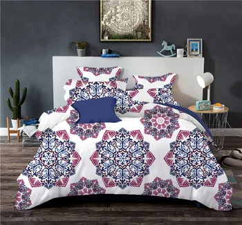 Bohemian Printed Bedding Sets Duvet Cover Set 2/3pcs Queen King Quilt Cover Bedclothes Bed Linen(No Sheet No Filling) 
Bohemian Printed Bedding Sets Duvet Cover Set 2/3pcs Queen King Quilt Cover Bedclothes Bed Linen(No Sheet No Filling)