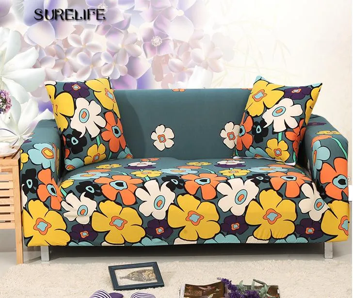 Image Stretch Chaise Sofa Cover Elasticity Flexible Printed Couch Loveseat Protetor Funiture Design Canape Sectional Armchair Covers