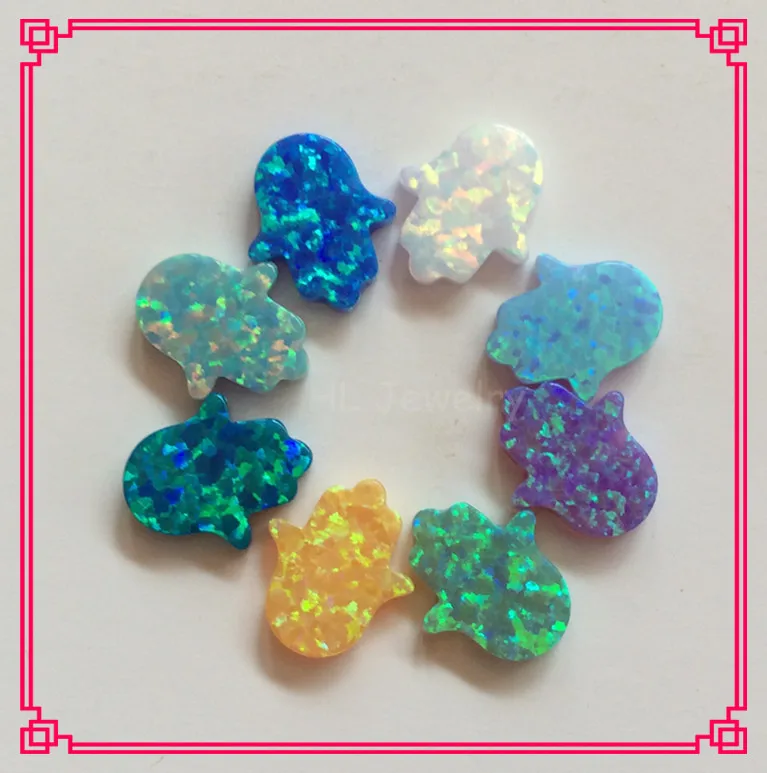 80PCS/Lot 8 Color MIx Green/White/Blue/Yellow/Purple Lab Created Hamsa Hand Opal For Jewelry
80PCS/Lot 8 Color MIx Green/White/Blue/Yellow/Purple Lab Created Hamsa Hand Opal For Jewelry