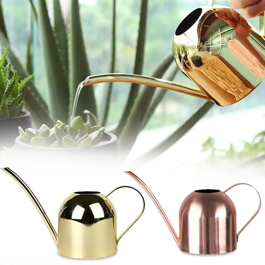 500ML Stainless Steel Long Mouth Watering Pot Green Plant Platinum Rose Gold Watering Can Small Watering Kettle Gardening Tools
500ML Stainless Steel Long Mouth Watering Pot Green Plant Platinum Rose Gold Watering Can Small Watering Kettle Gardening Tools