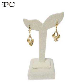 2015 New Arrival Beige Velvet Suede Jewellery Display Props Stud Earrings Stand Holder Rack Dangle Tree Fashion Women Jewelry
2015 New Arrival Beige Velvet Suede Jewellery Display Props Stud Earrings Stand Holder Rack Dangle Tree Fashion Women Jewelry