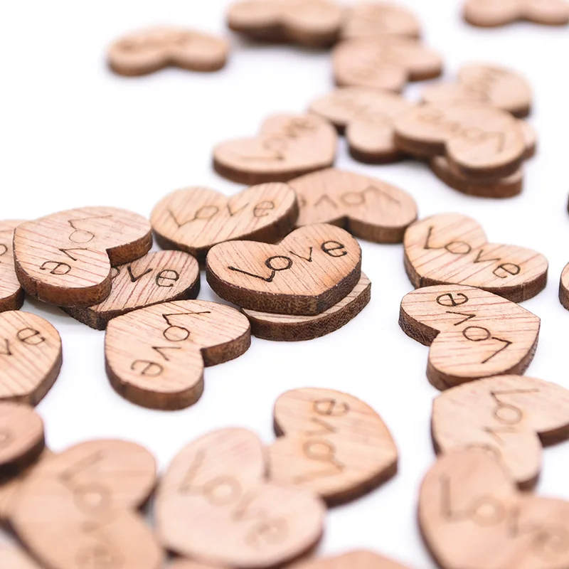 200pcs Love Heart Shape Wedding Table Scatter Decor Rustic Wooden Wedding Decoration Buttons Heart Confetti For Craft
200pcs Love Heart Shape Wedding Table Scatter Decor Rustic Wooden Wedding Decoration Buttons Heart Confetti For Craft