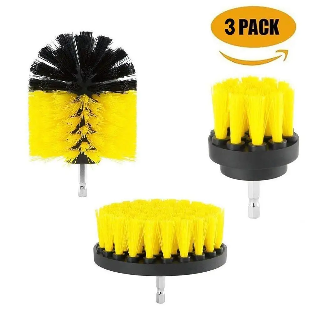 3 Pcs Power Scrubber Brush Drill Brush Clean for Bathroom Surfaces Tub Shower Tile Grout Cordless Power Cleaning Kit
3 Pcs Power Scrubber Brush Drill Brush Clean for Bathroom Surfaces Tub Shower Tile Grout Cordless Power Cleaning Kit