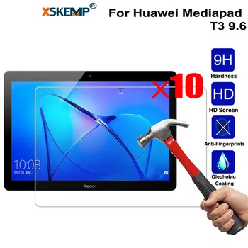 XSKEMP 10Pcs/Lot 9H Real Tempered Glass For Huawei Mediapad T3 9.6 Inch Scratch Proof Clear Tablet PC LCD Screen Protector Film
XSKEMP 10Pcs/Lot 9H Real Tempered Glass For Huawei Mediapad T3 9.6 Inch Scratch Proof Clear Tablet PC LCD Screen Protector Film