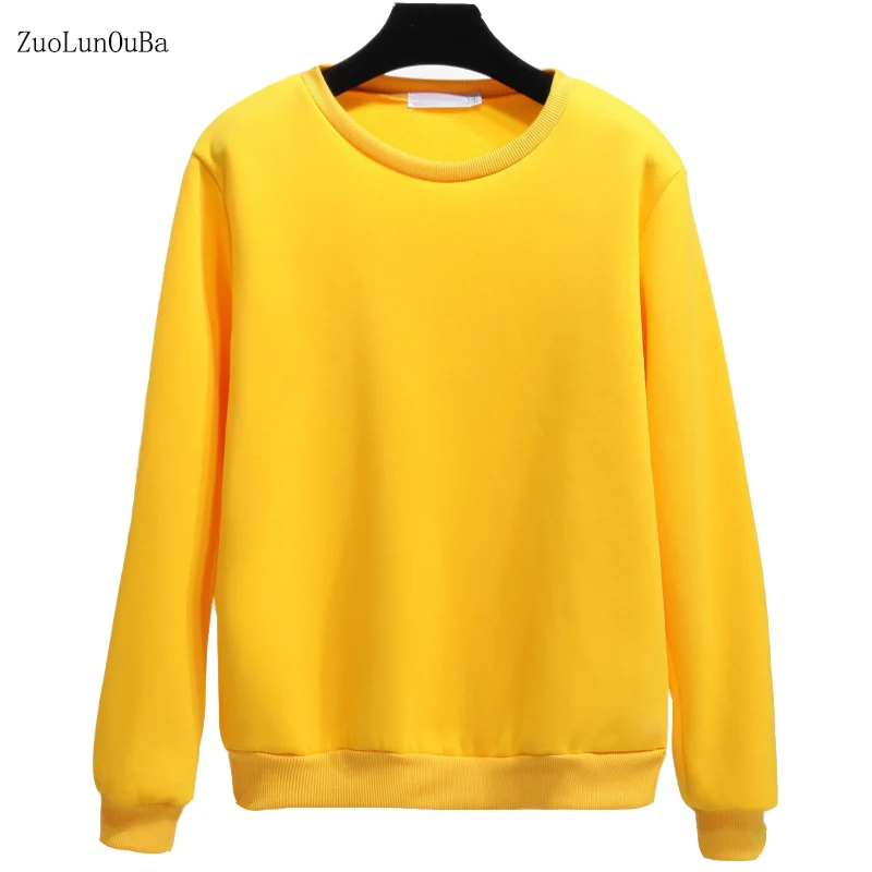 Zuolunouba 2019 Autumn Winter Casual Ladies Hoodysolid Colort Yellow Pullover Harajuku O Collar Loose Women Sweatshirt
Zuolunouba 2019 Autumn Winter Casual Ladies Hoodysolid Colort Yellow Pullover Harajuku O Collar Loose Women Sweatshirt