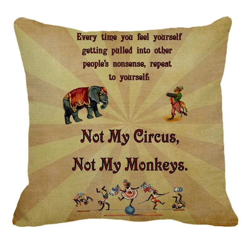 AnimalPatternPillowcaseHome Décor Sofa Square Pillow Cover Decorative Cushion