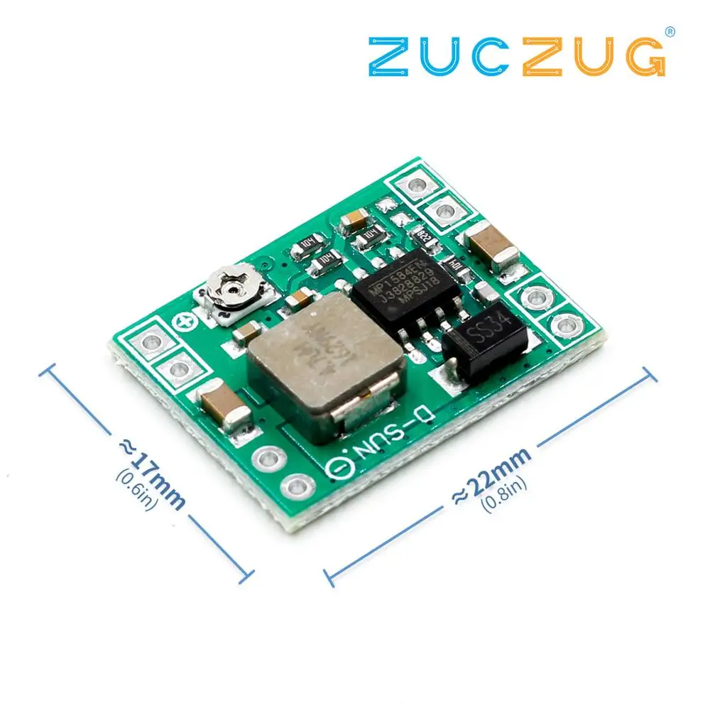 1PCS Great IT power module Adjustable MP1584EN DC DC 3A power step-down descending output module 12 v9v5v3 LM2596 24V
1PCS Great IT power module Adjustable MP1584EN DC DC 3A power step-down descending output module 12 v9v5v3 LM2596 24V
