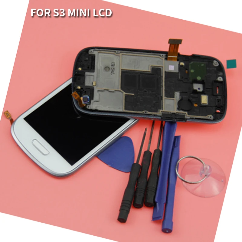 Replacement For Samsung Galaxy S3 Mini i8190 LCD Display Touch Screen With Frame Assembly White/Blue
Replacement For Samsung Galaxy S3 Mini i8190 LCD Display Touch Screen With Frame Assembly White/Blue