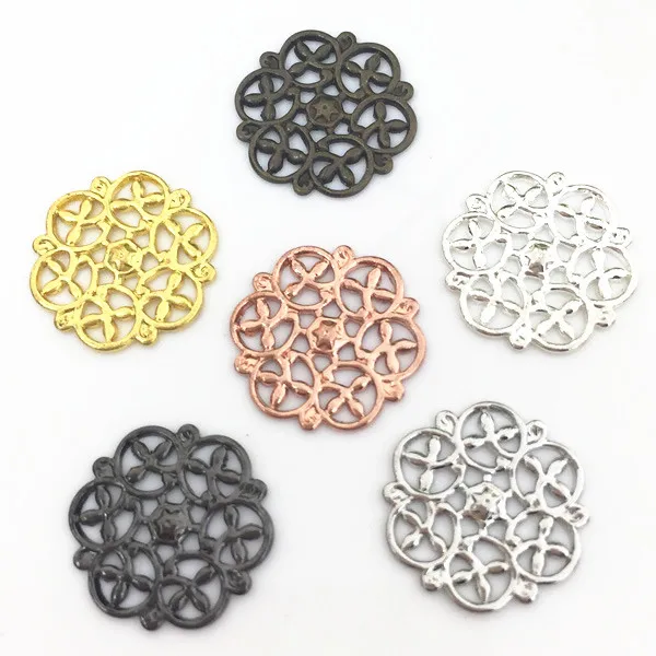 200 PCS 14mm Copper Flowers Slice Hollow Out Filigree Wraps Connectors Charm DIY Jewelry Accessories
200 PCS 14mm Copper Flowers Slice Hollow Out Filigree Wraps Connectors Charm DIY Jewelry Accessories