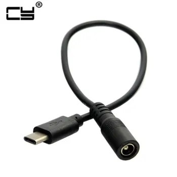 USB 3.1 Type C USB-C to DC 5.5 2.5mm Power Jack Extension Charge Cable for New Macbook 10cm
USB 3.1 Type C USB-C to DC 5.5 2.5mm Power Jack Extension Charge Cable for New Macbook 10cm