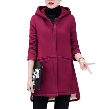 2019 Autumn Winter New Plus velvet Sweatshirt Womens Korean Thick Plus size Cotton Jacket Female Long Warm Hoodies F529
2019 Autumn Winter New Plus velvet Sweatshirt Womens Korean Thick Plus size Cotton Jacket Female Long Warm Hoodies F529