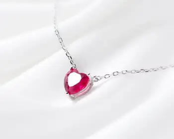 1pc Authentic 100%REAL. 925 Sterling Silver FINE Jewelry Red Garnet Heart Love Necklace pendant Lady's gift GTLx1712
1pc Authentic 100%REAL. 925 Sterling Silver FINE Jewelry Red Garnet Heart Love Necklace pendant Lady's gift GTLx1712