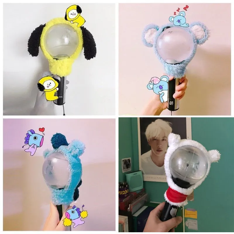 KPOP Bangtan Boys Ver3 Version2 Chimmy Shooky Koya Mang COOKY TATA RJ Light Stick Plush Head Cover LightStickHF191
KPOP Bangtan Boys Ver3 Version2 Chimmy Shooky Koya Mang COOKY TATA RJ Light Stick Plush Head Cover LightStickHF191