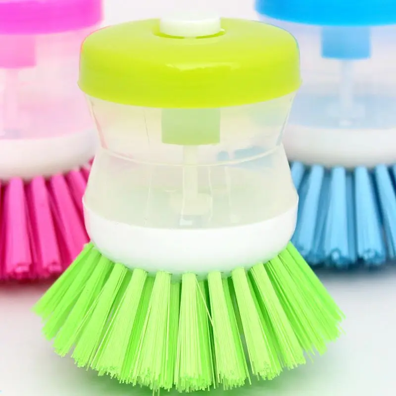 1 Pcs 8.5*6.5cm High Quality Plastic Kitchen Tool Washing Utensils Pot Dish Brush With Washing Up Liquid Soap Dispenser
1 Pcs 8.5*6.5cm High Quality Plastic Kitchen Tool Washing Utensils Pot Dish Brush With Washing Up Liquid Soap Dispenser