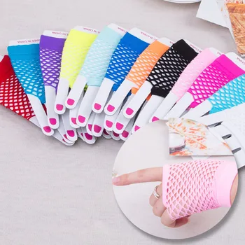 1 Pair Summer Women's Elastics Fishnet Female Gloves Lace Soft Wrist Glovers Fingerless Wrist Length Costume Mittens
1 Pair Summer Women's Elastics Fishnet Female Gloves Lace Soft Wrist Glovers Fingerless Wrist Length Costume Mittens