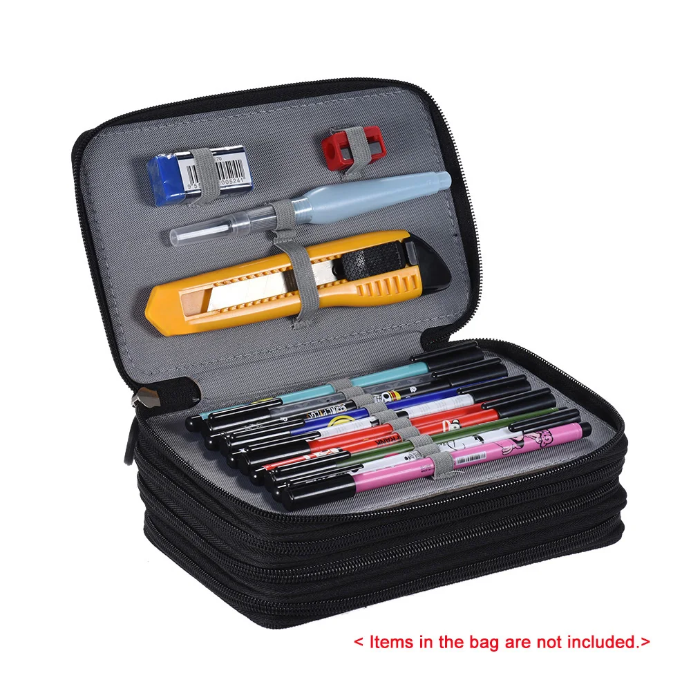 72 Holders 4 Layer Zipper Multifunctional Handy School Pencil Case Large Capacity Colored Pencil Bag For Student Art Supplies
72 Holders 4 Layer Zipper Multifunctional Handy School Pencil Case Large Capacity Colored Pencil Bag For Student Art Supplies