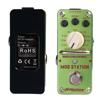 AROMA AMS-3 Guitar Pedal Mod Station Modulation Ensemble Mini Single Effect With True Bypass Electric Guitar Parts New
AROMA AMS-3 Guitar Pedal Mod Station Modulation Ensemble Mini Single Effect With True Bypass Electric Guitar Parts New