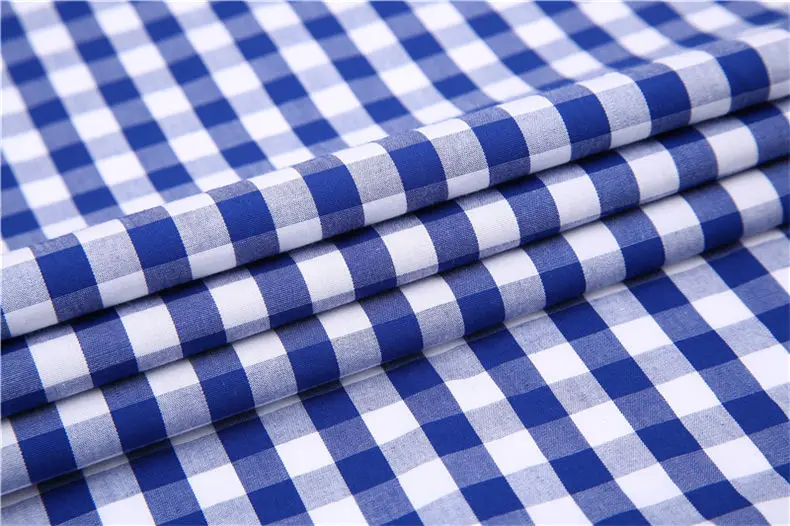 Plaid Shirts Men Free Iron Spring Summer Long Sleeve Cotton Business Formal Male Dress Shirts Leisure Social Shirts Brand MuLS 26