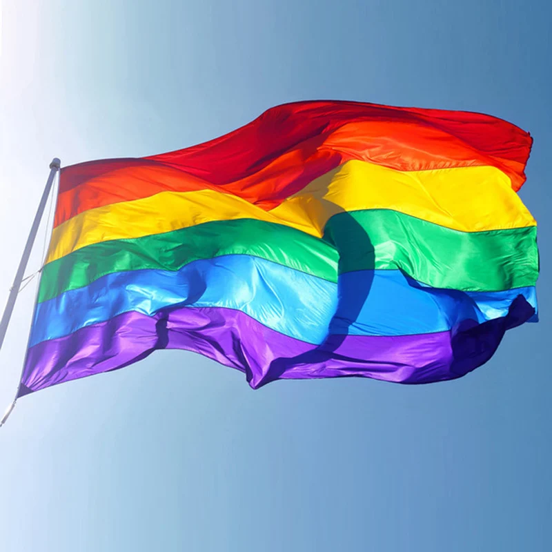 Rainbow Flag 3x5 FT 90x150cm Polyester Lesbian Gay Pride LGBT For Decoration Party Colorful Flags and Banners Drop Shipping
Rainbow Flag 3x5 FT 90x150cm Polyester Lesbian Gay Pride LGBT For Decoration Party Colorful Flags and Banners Drop Shipping