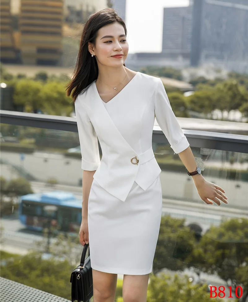 New Styles 2018 Fashion Women Dresses Half Sleeve White Office Ladies Work Dress Slim OL
New Styles 2018 Fashion Women Dresses Half Sleeve White Office Ladies Work Dress Slim OL