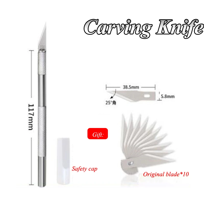 Hand-cut Paper-cut Knives Student Set Engraved Paper Rubber Carving Knife Paper Carving Model Tool Pen Knife DKD
Hand-cut Paper-cut Knives Student Set Engraved Paper Rubber Carving Knife Paper Carving Model Tool Pen Knife DKD