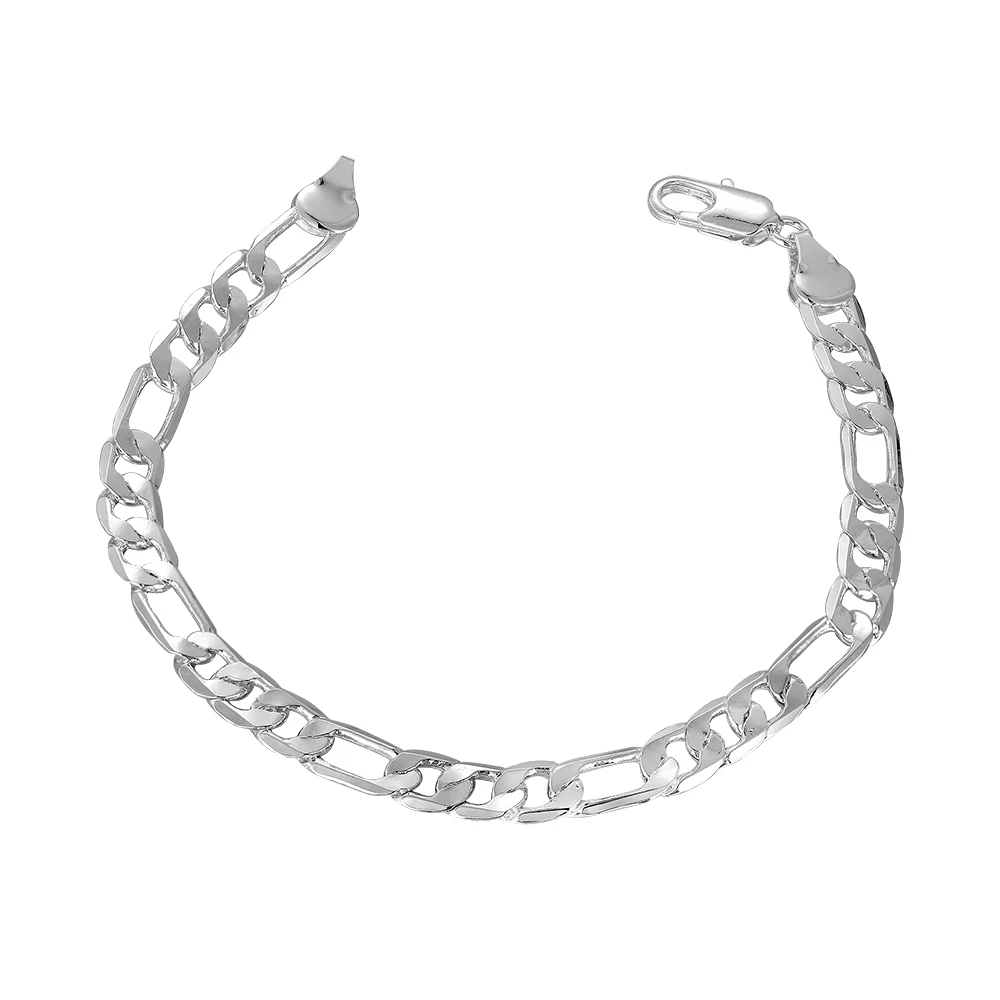Free Shipping Wholesale Plated Silver Bracelet, Plated Silver Fashion Jewelry 6mm Flat Bracelet KDH219
Free Shipping Wholesale Plated Silver Bracelet, Plated Silver Fashion Jewelry 6mm Flat Bracelet KDH219