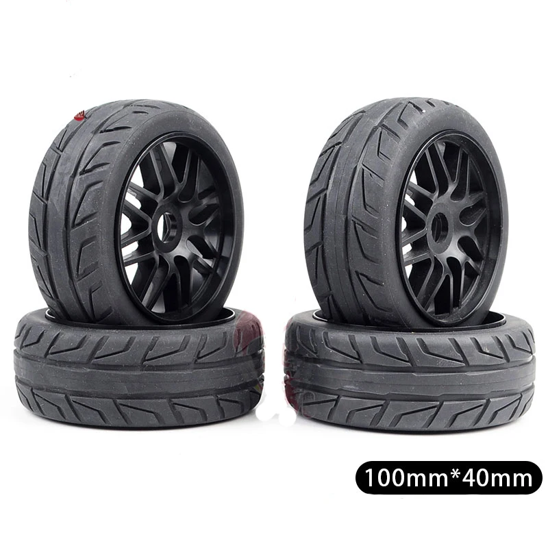 4PCS Tire 100mmx40mm Tyre Wheel for RC 1/8 Car Model 1:8 Buggy Car On-roard Crawer Cars DIY Spare Parts
4PCS Tire 100mmx40mm Tyre Wheel for RC 1/8 Car Model 1:8 Buggy Car On-roard Crawer Cars DIY Spare Parts