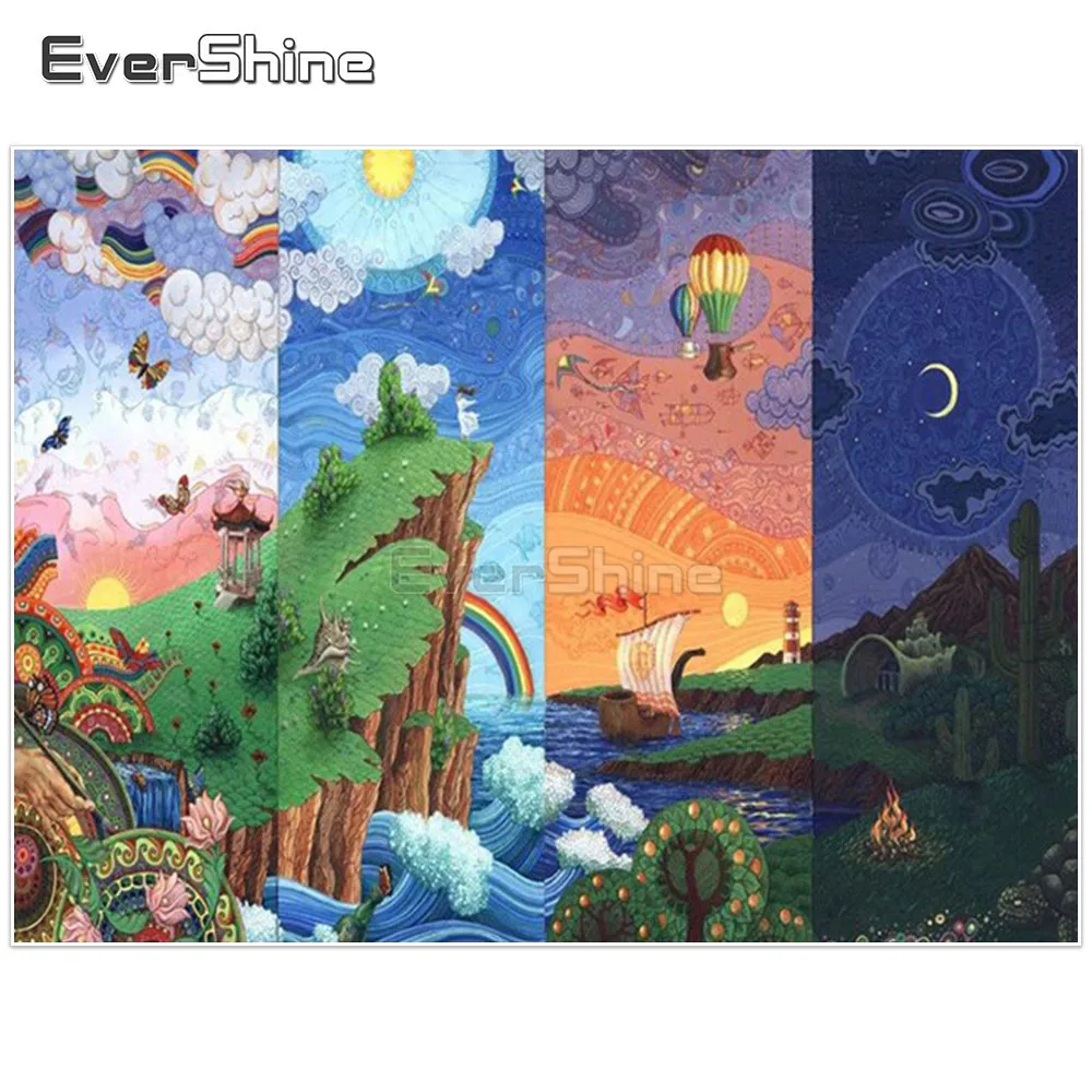EverShine Diamond Embroidery Landscape 5d Diamond Painting Full Square Resin Handmade Cross Stitch Sale Diamond Embroidery Kit
EverShine Diamond Embroidery Landscape 5d Diamond Painting Full Square Resin Handmade Cross Stitch Sale Diamond Embroidery Kit