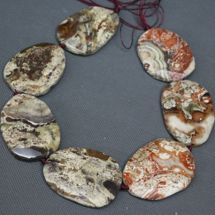 (KINDGEMS) Druzy Red Sea Sediment Imperial Stone Slice, Full Drilled Slab Beads Accessories Jewelry Factory Wholesale Price
(KINDGEMS) Druzy Red Sea Sediment Imperial Stone Slice, Full Drilled Slab Beads Accessories Jewelry Factory Wholesale Price