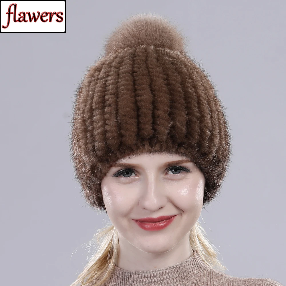2019 Hot Sale Real Mink Fur Hat Women Winter Knitted Mink Fur Beanies Cap With Fox Fur Pom Poms Handmade New Thick Female Cap
2019 Hot Sale Real Mink Fur Hat Women Winter Knitted Mink Fur Beanies Cap With Fox Fur Pom Poms Handmade New Thick Female Cap