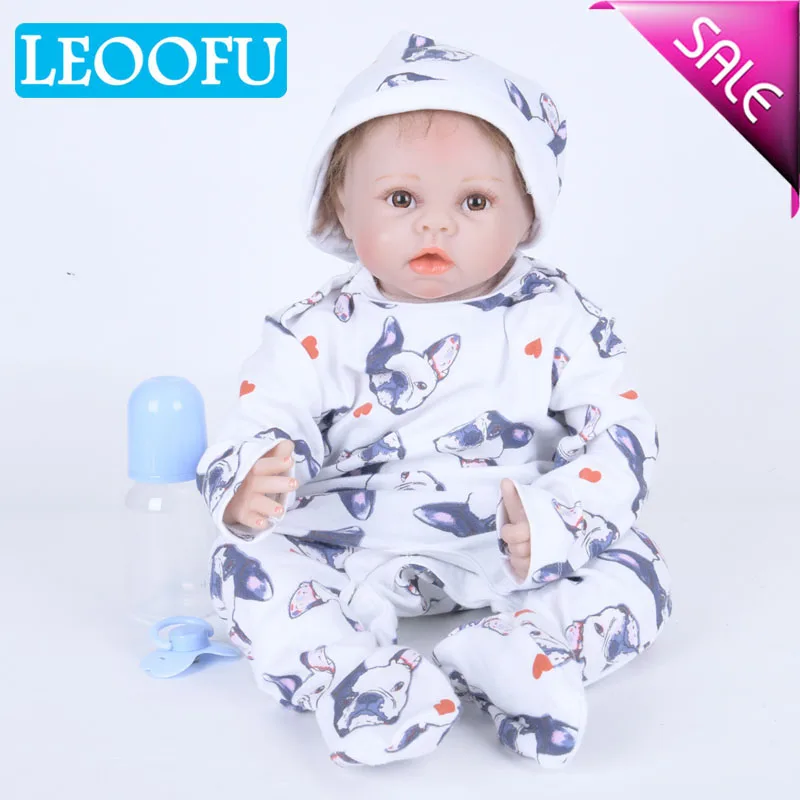 LEOOFU 55cm 22 inch silicone reborn baby doll toys with long hair realistic baby dolls 100% handmade girl reborns kids playmates
LEOOFU 55cm 22 inch silicone reborn baby doll toys with long hair realistic baby dolls 100% handmade girl reborns kids playmates