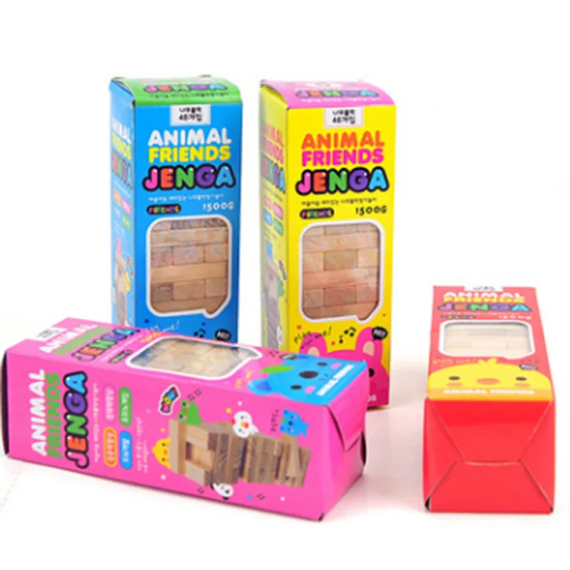 Small Animal Friends Jenga Puzzle Board Game Family/Party Best Gift for Children Building Blocks Game
Small Animal Friends Jenga Puzzle Board Game Family/Party Best Gift for Children Building Blocks Game