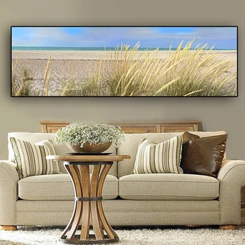 Wall Canvas Art Seascape Beach Landscape Painting Poster HD Print Sky Island Sand Dunes Tail Grass Wall Pictures For Living Room
Wall Canvas Art Seascape Beach Landscape Painting Poster HD Print Sky Island Sand Dunes Tail Grass Wall Pictures For Living Room