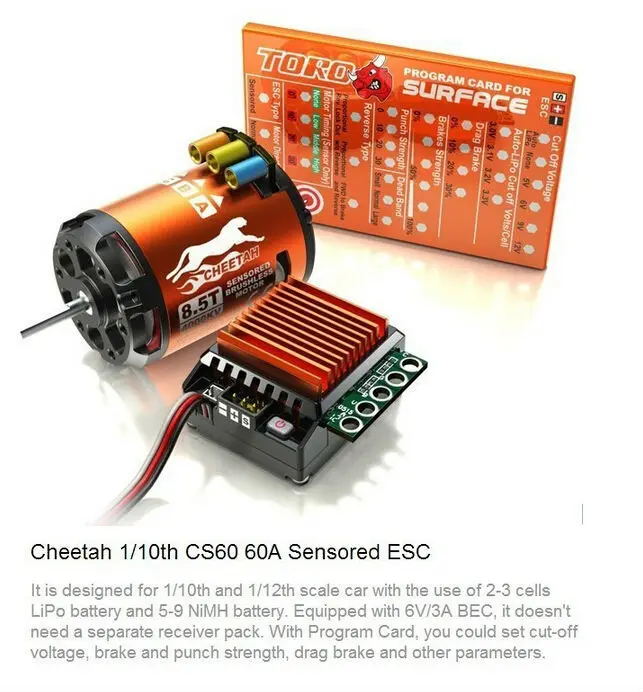 Горячая Распродажа SKyRC Cheetah 1/10 CS60 60A сенсорный ESC + Cheetah 1600-4000KV/2P бесщеточный двигатель программная карта Combo
Горячая Распродажа SKyRC Cheetah 1/10 CS60 60A сенсорный ESC + Cheetah 1600-4000KV/2P бесщеточный двигатель программная карта Combo