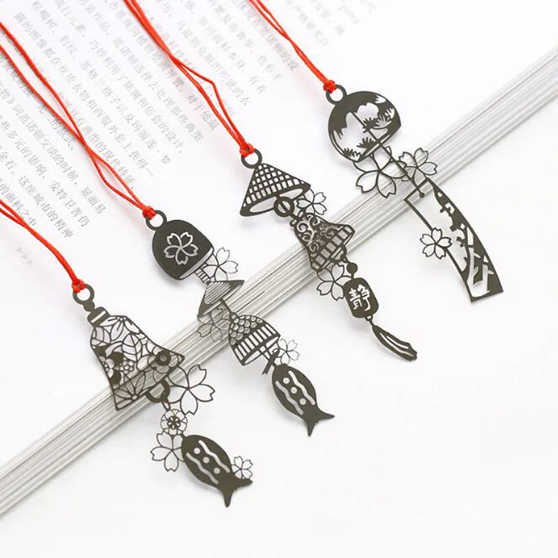 1pc Creative Hollow Wind Chime Bookmarks Small Fresh Student Metal Book Mark Bookmark Book Paper Clip Office School Stationery
1pc Creative Hollow Wind Chime Bookmarks Small Fresh Student Metal Book Mark Bookmark Book Paper Clip Office School Stationery