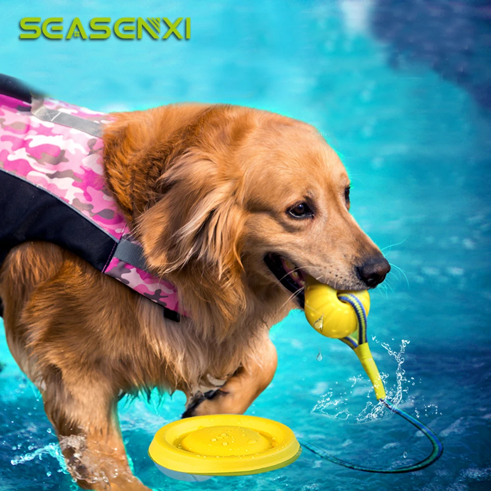 Amphibious Dog Toys Ball with Rope/Flying Discs/Chew Toy Ring EVA Pet Toy For dogs Interactive Ball For Small/Large Dogs Cats
Amphibious Dog Toys Ball with Rope/Flying Discs/Chew Toy Ring EVA Pet Toy For dogs Interactive Ball For Small/Large Dogs Cats