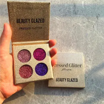 NEW Beauty Glazed Glitter Eyeshadow Palette Long Lasting Waterproof 4 Color Shimmer Makeup Tool
NEW Beauty Glazed Glitter Eyeshadow Palette Long Lasting Waterproof 4 Color Shimmer Makeup Tool