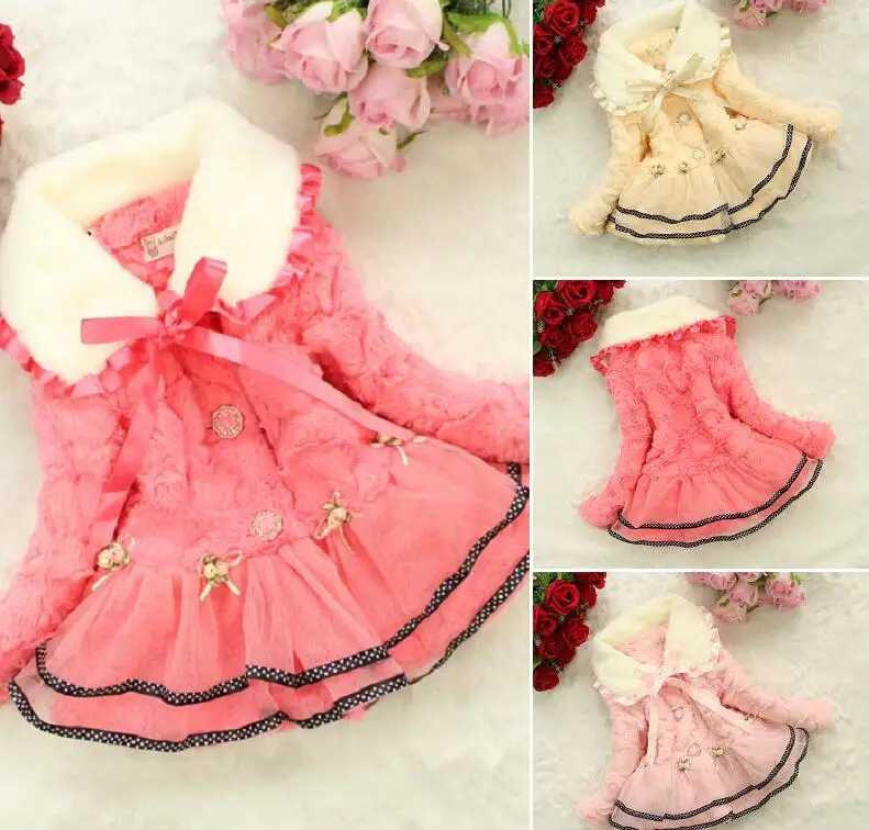 Wave point lace Winter Baby Girls Flowers Dot Bow Faux Fur Coats Outwear Fashion Children Long Sleeve Tops Jacket Clothing
Wave point lace Winter Baby Girls Flowers Dot Bow Faux Fur Coats Outwear Fashion Children Long Sleeve Tops Jacket Clothing