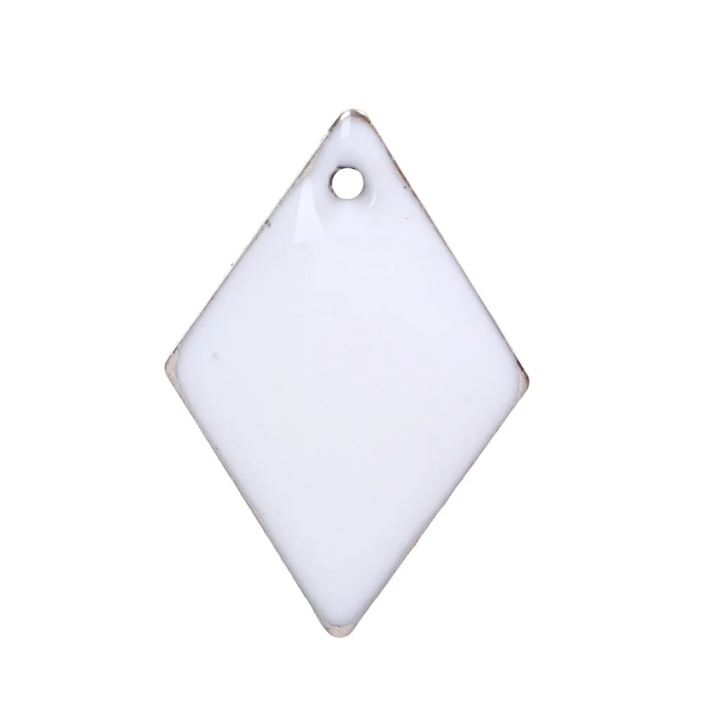 Doreen Box Copper Silver Tone Enamelled Sequins Charms Rhombus Multicolor Enamel DIY Components 16mm x 11mm( 3/8"), 10 PCs
Doreen Box Copper Silver Tone Enamelled Sequins Charms Rhombus Multicolor Enamel DIY Components 16mm x 11mm( 3/8"), 10 PCs