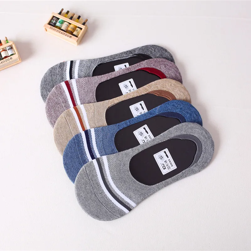 New Arrival 1Pair Men Unisex Socks Stripe Summer Breathable Silica Gel Non-slip Boat Socks Low Help Shallow Mouth High Quality
New Arrival 1Pair Men Unisex Socks Stripe Summer Breathable Silica Gel Non-slip Boat Socks Low Help Shallow Mouth High Quality