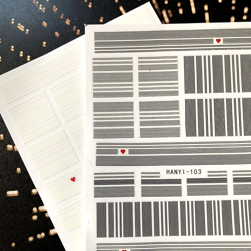 Newest 3d nail art sticker line design white black line SOLO nail-102-103 Decals Tool DIY Nail Decoration Tools for nail
Newest 3d nail art sticker line design white black line SOLO nail-102-103 Decals Tool DIY Nail Decoration Tools for nail