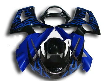 Injection mold+ Blue flame black fairing kit FOR KAWASAKI NINJA ZX 6R 636 03 04 ZX-6R 03-04 ZX6R 2003 2004 ZX 6R 03 04 fairings
Injection mold+ Blue flame black fairing kit FOR KAWASAKI NINJA ZX 6R 636 03 04 ZX-6R 03-04 ZX6R 2003 2004 ZX 6R 03 04 fairings
