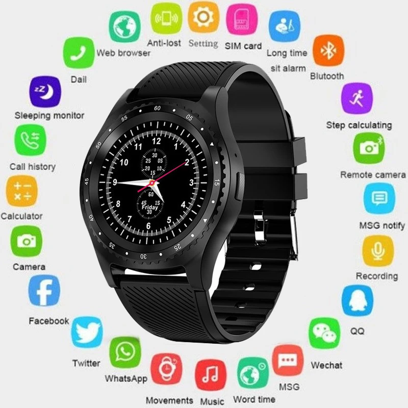 GEJIAN Bluetooth Smart Watch Men's TF Card SIM Card Call Watch Samsung Millet IP67 Waterproof Fitness Pedometer Sports Watch
GEJIAN Bluetooth Smart Watch Men's TF Card SIM Card Call Watch Samsung Millet IP67 Waterproof Fitness Pedometer Sports Watch