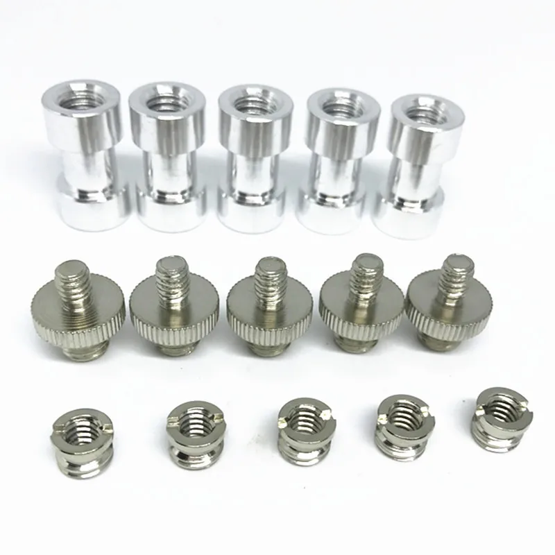5set Metal 1/4" to 3/8" Thread Screw Mount Adapter for Camera Flash Tripod Light Stand New Photo Studio Accessories
5set Metal 1/4" to 3/8" Thread Screw Mount Adapter for Camera Flash Tripod Light Stand New Photo Studio Accessories