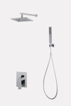 Brass Bath Faucet Mixer In-Wall Three Functions Embedded Box Mixer Valve Shower Set with Spout Shower Head And Arm
Brass Bath Faucet Mixer In-Wall Three Functions Embedded Box Mixer Valve Shower Set with Spout Shower Head And Arm