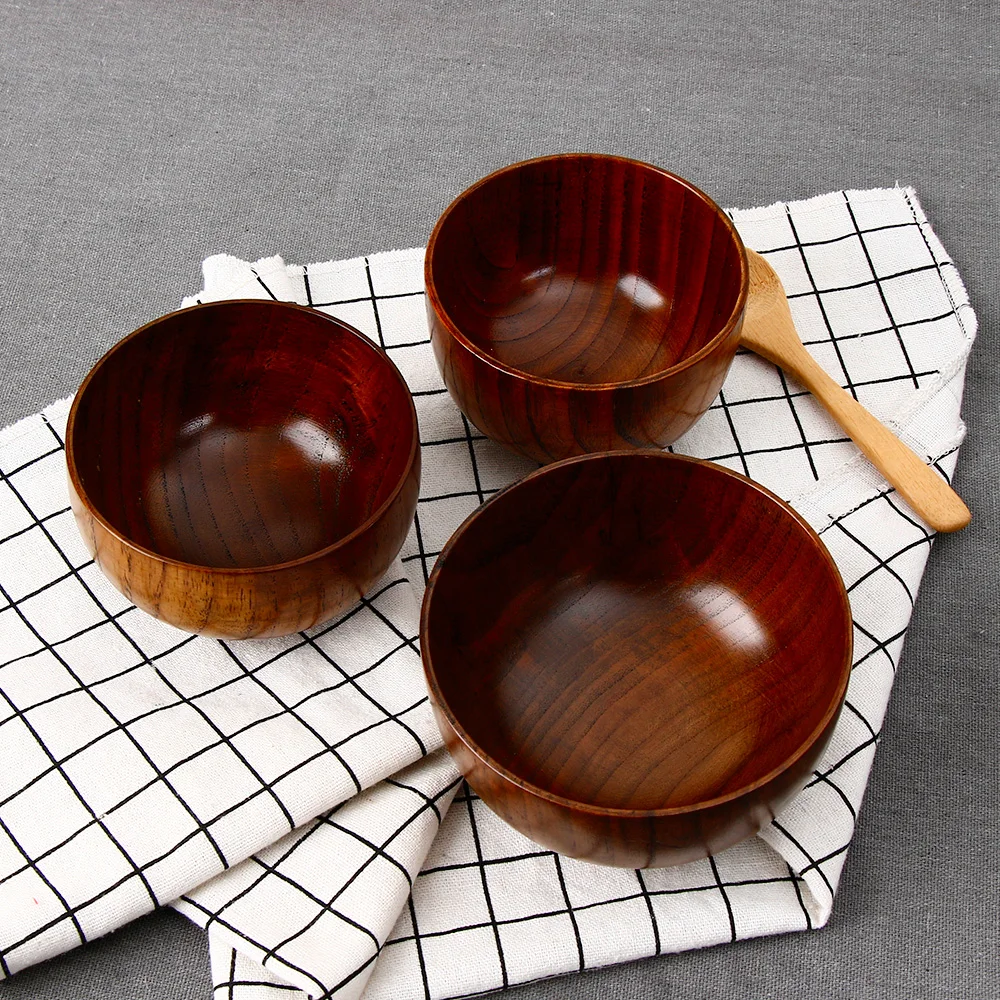 1PC Natural Jujube Wood Round Sala Bowl Handmade Kitchen Bamboo Bowl Children Kid Fruit Rice Soup Bowl Home Tableware
1PC Natural Jujube Wood Round Sala Bowl Handmade Kitchen Bamboo Bowl Children Kid Fruit Rice Soup Bowl Home Tableware
