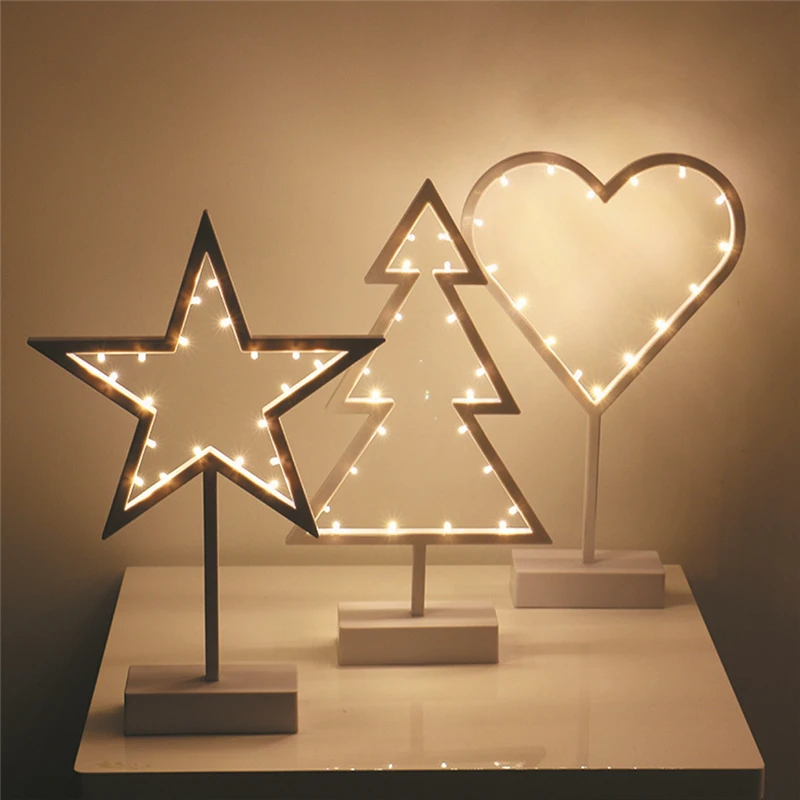 LED Night Light Stars Love Heart Christmas Tree Table Lamp Girl Room Decoration Night Light Table Light Warm White
LED Night Light Stars Love Heart Christmas Tree Table Lamp Girl Room Decoration Night Light Table Light Warm White
