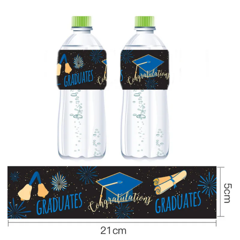 12pcs Graduation Party Decorations Bachelor Cap Diploma Mineral Water Bottle Label Grad Congrats Graduated Supplies
12pcs Graduation Party Decorations Bachelor Cap Diploma Mineral Water Bottle Label Grad Congrats Graduated Supplies